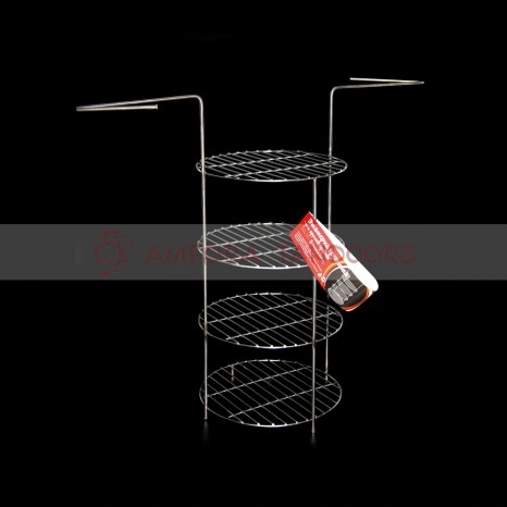 Regál (mřížka) 4patrový, střední