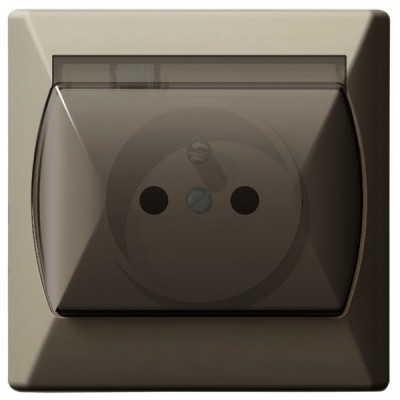 

Akcent GPH-1AZ/01/d gniazdo hermetyczne -beżowe