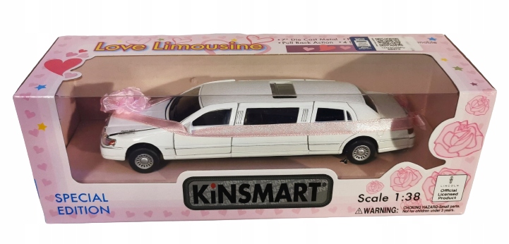 

Limuzyna Lincoln Town Car 1999 Kinsmart 1:38 w op.