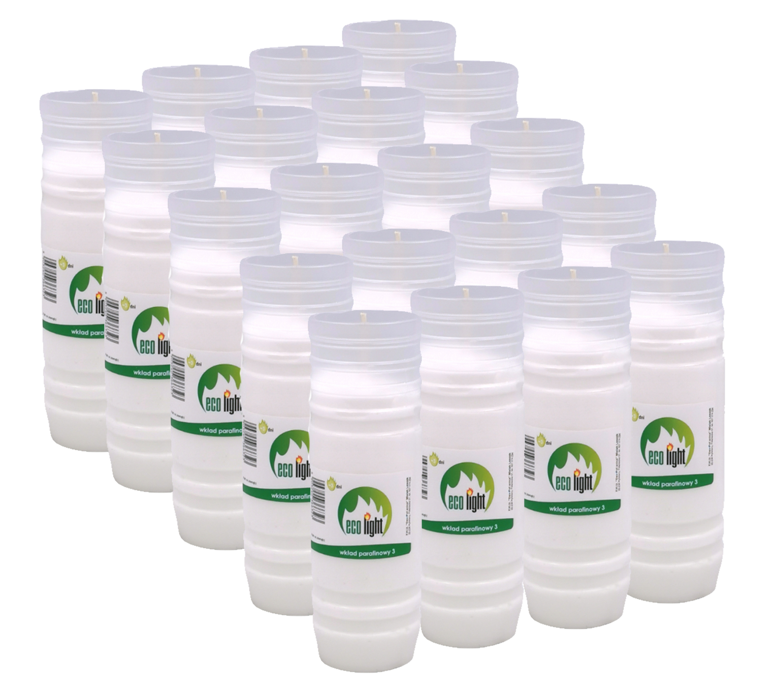

Wkłady Parafinowe 3 Dni 72 h Eco Light 20 szt