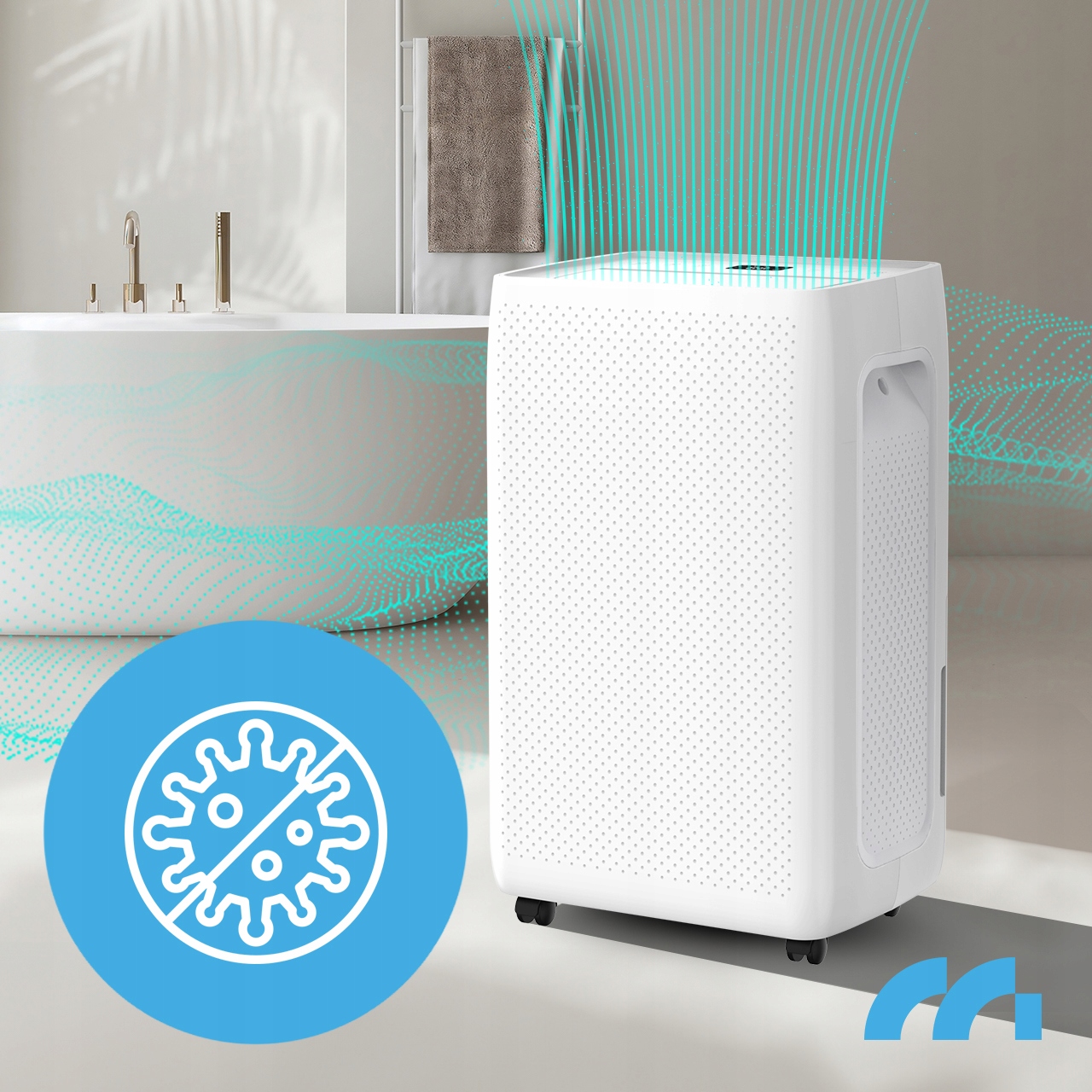 OSUSZACZ POWIETRZA POCHŁANIACZ WILGOCI CICHY WYDAJNY WiFi TIMER 20L/24H EAN (GTIN) 5901924240150