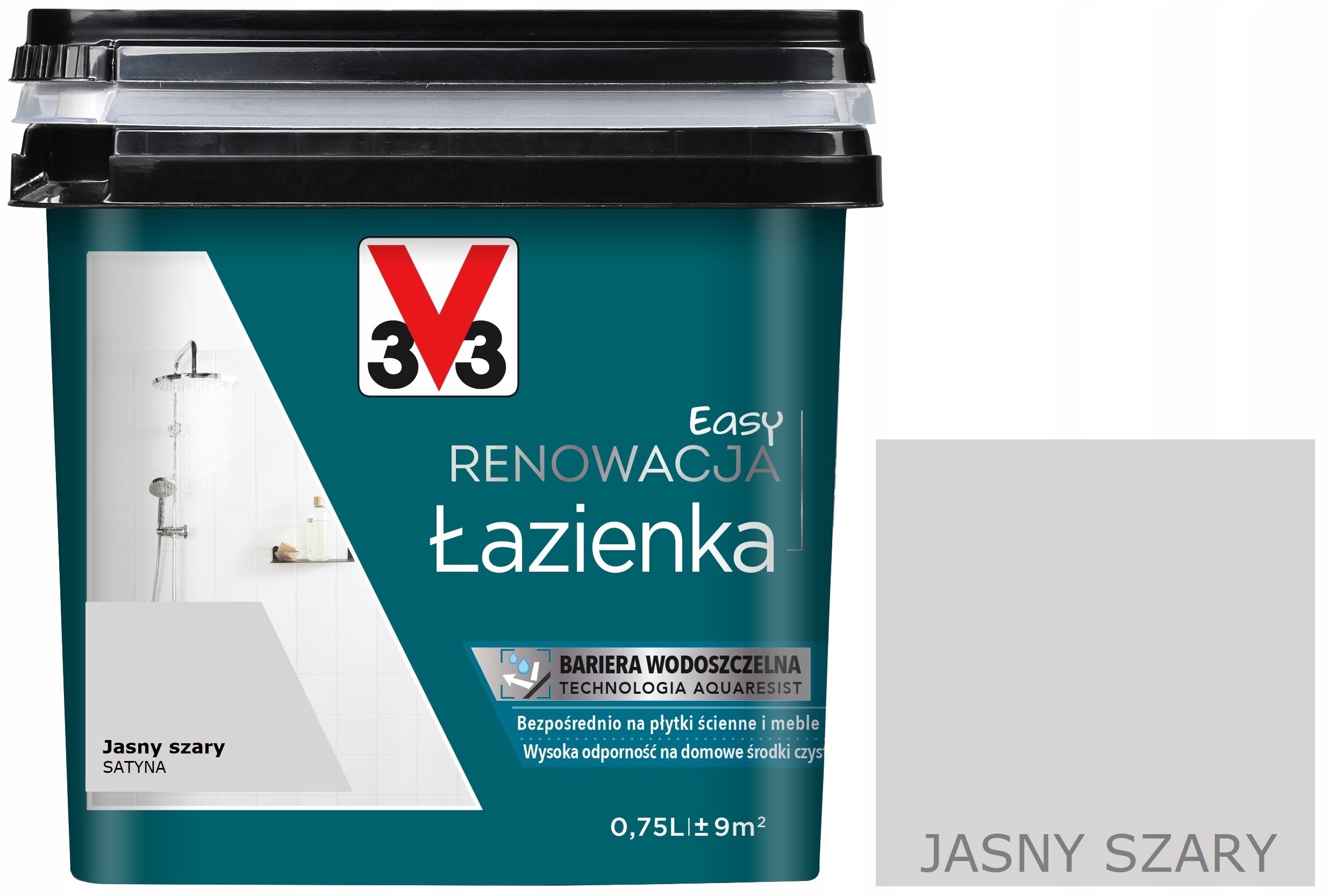 

V33 Farba Renowacja płytki ceramika J. Szary 750ml