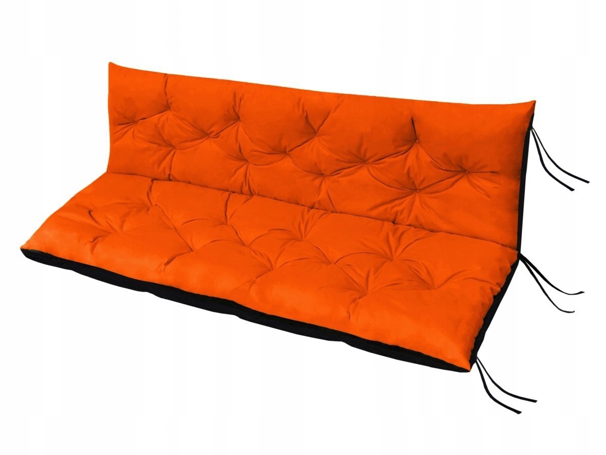 Poduszka ogrodowa na huśtawkę 180x60x50 wz. Pomarańczowy