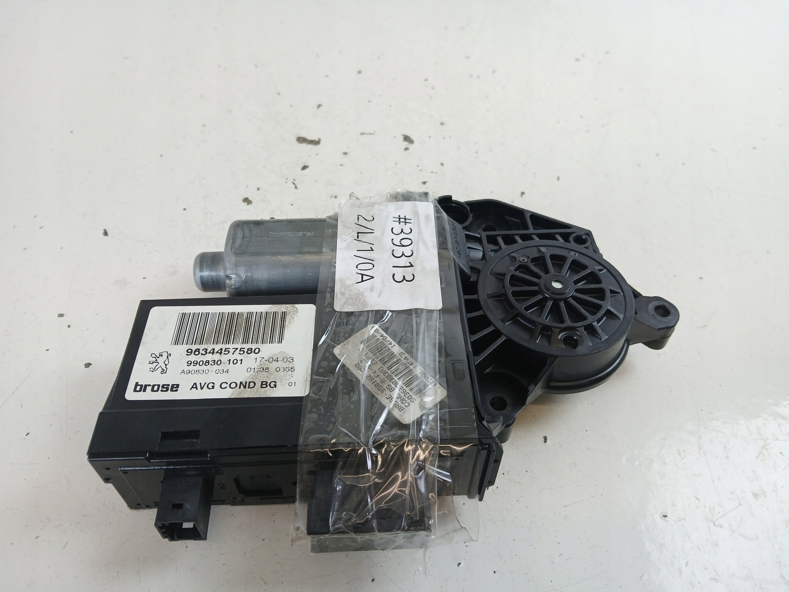 PEUGEOT 307 mini motor windows left front 9634457580