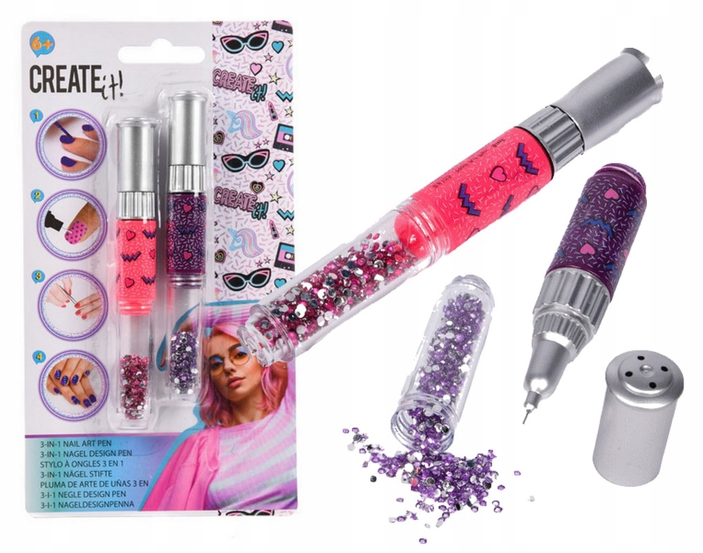 

Create It Lakiery Do Paznokci 2 szt do zdobienia