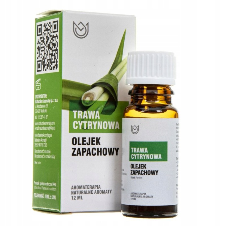 

Olejek zapachowy Trawa Cytrynowa 12ml