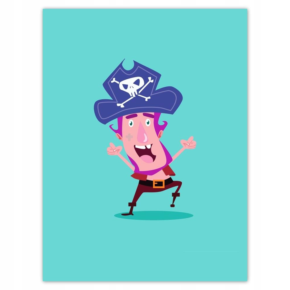 

Plakat 30x40 Wesoły pirat dla dzieci