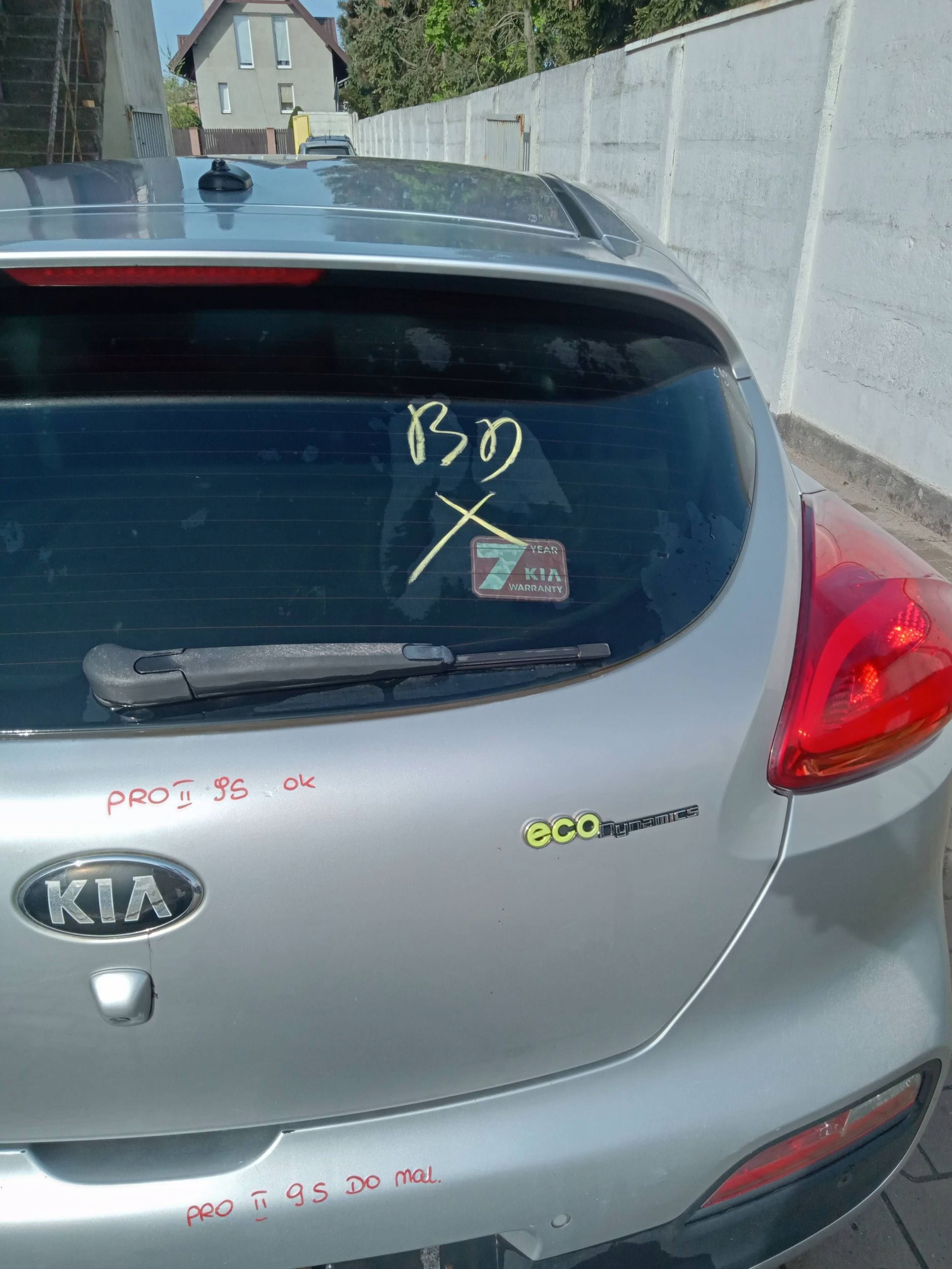 KIA PRO CEED II boot door rear complete KAMERA 9S 2012
