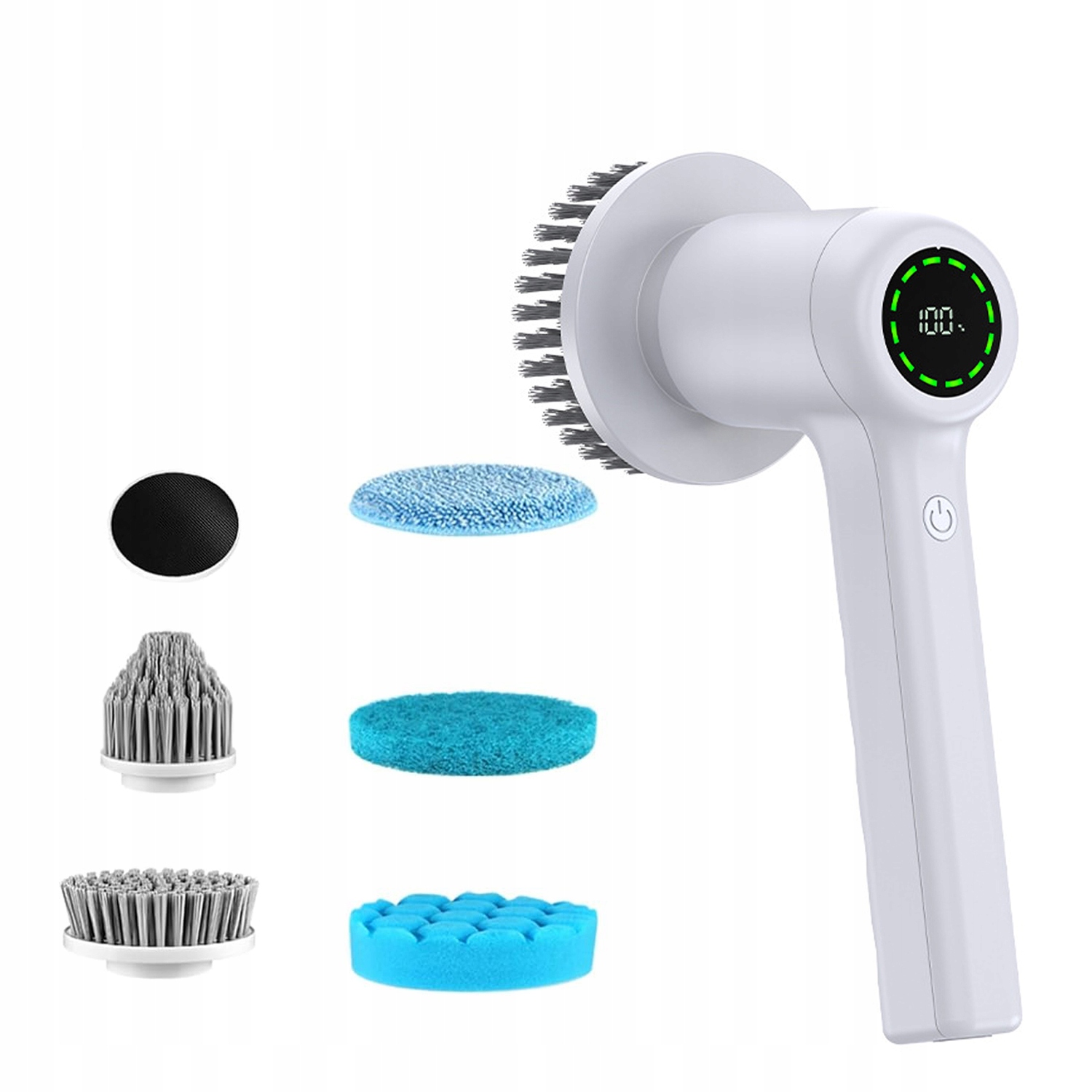 Elektrický Rotační Kartáč LCD Pro Čištění A Čištění Ručního Mytí