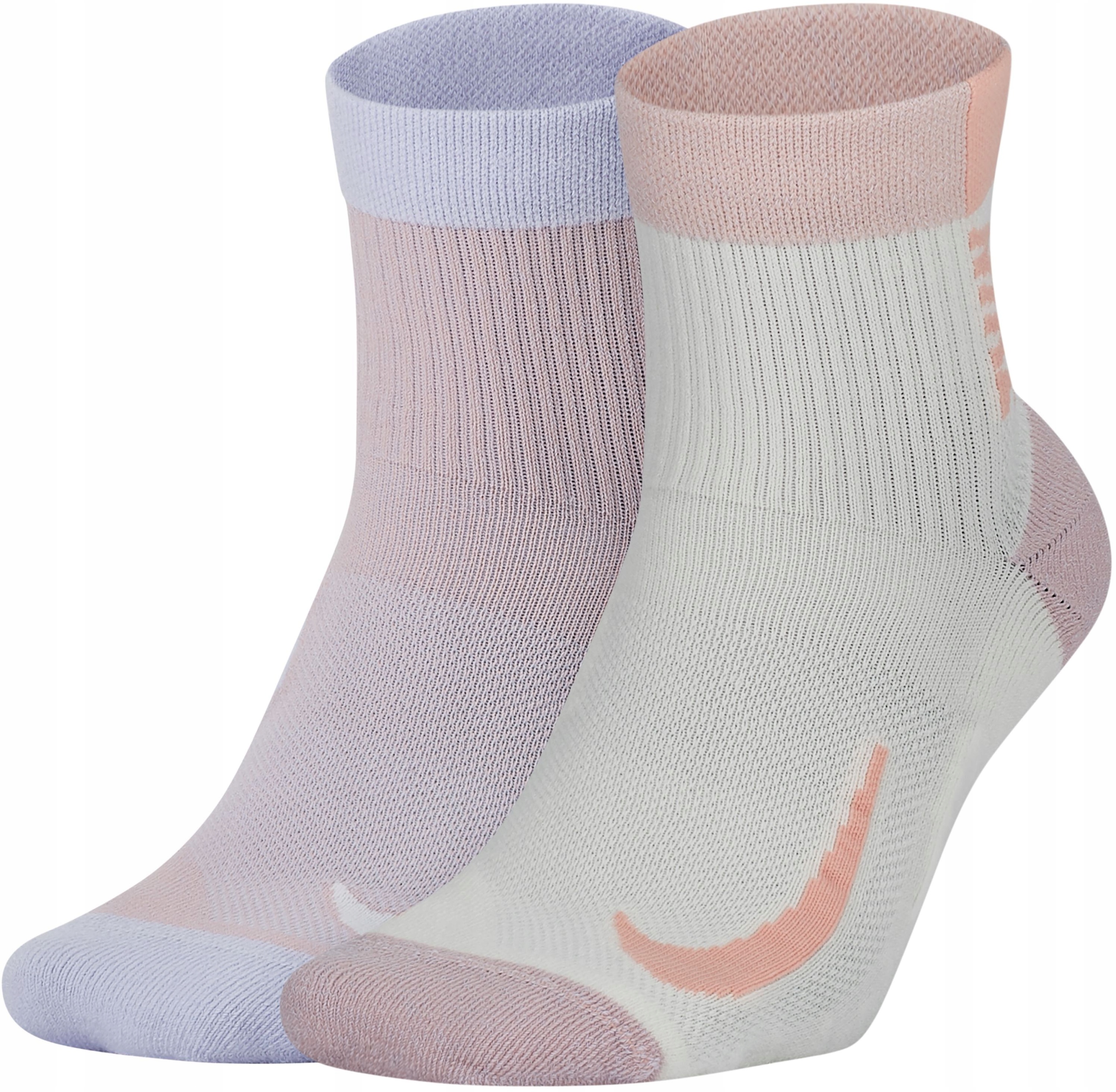 Skarpety do biegania Nike Multiplier Ankle Socks, 2 pary, rozmiar L