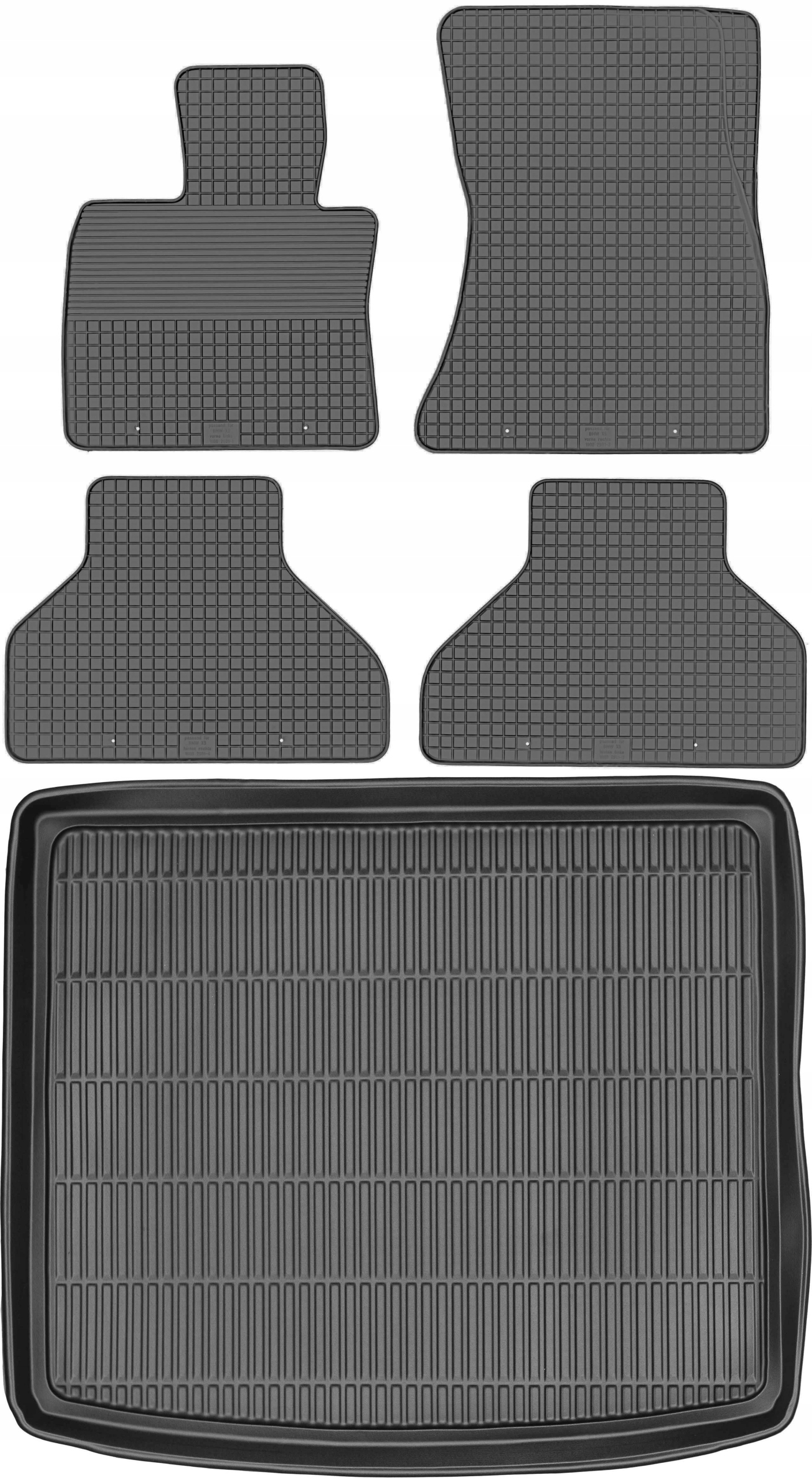 Bmw X6 E71 Suv od roku 2008-2014 Sada Koberce batožinový priestor