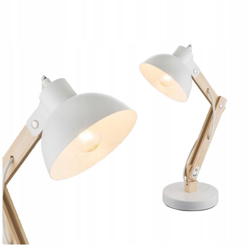 Skandinávská bílá stolní lampa Tongariro Globo