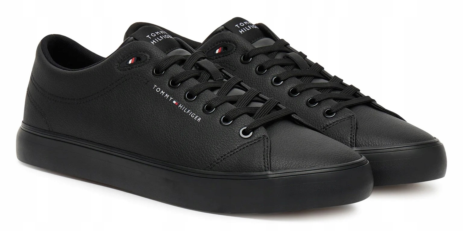 Tommy Hilfiger Th Hi Vulc FM0FM05511 Pánské boty Černé Klasické vel. 43