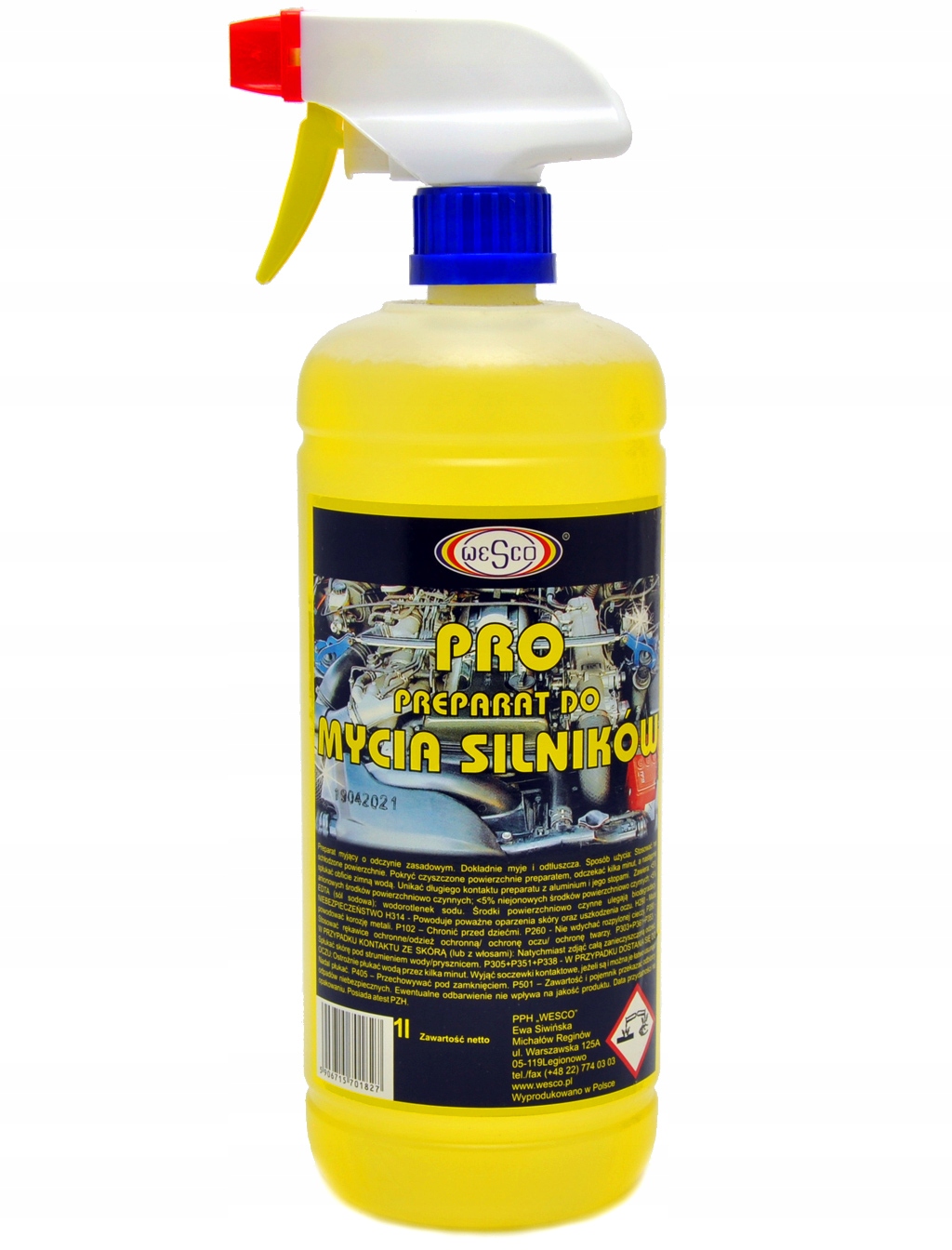 

Płyn Do Mycia Silnika Wesco Pro 1L.