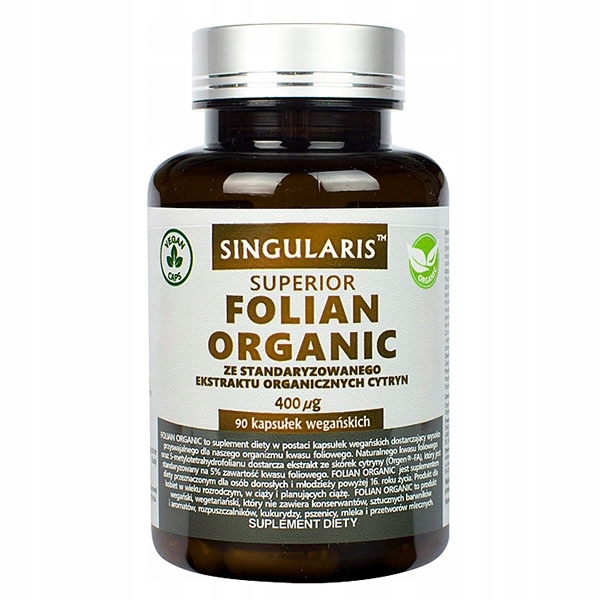 Singularis Superior Folian Organic 400mcg 90 vegánskych kapsúl