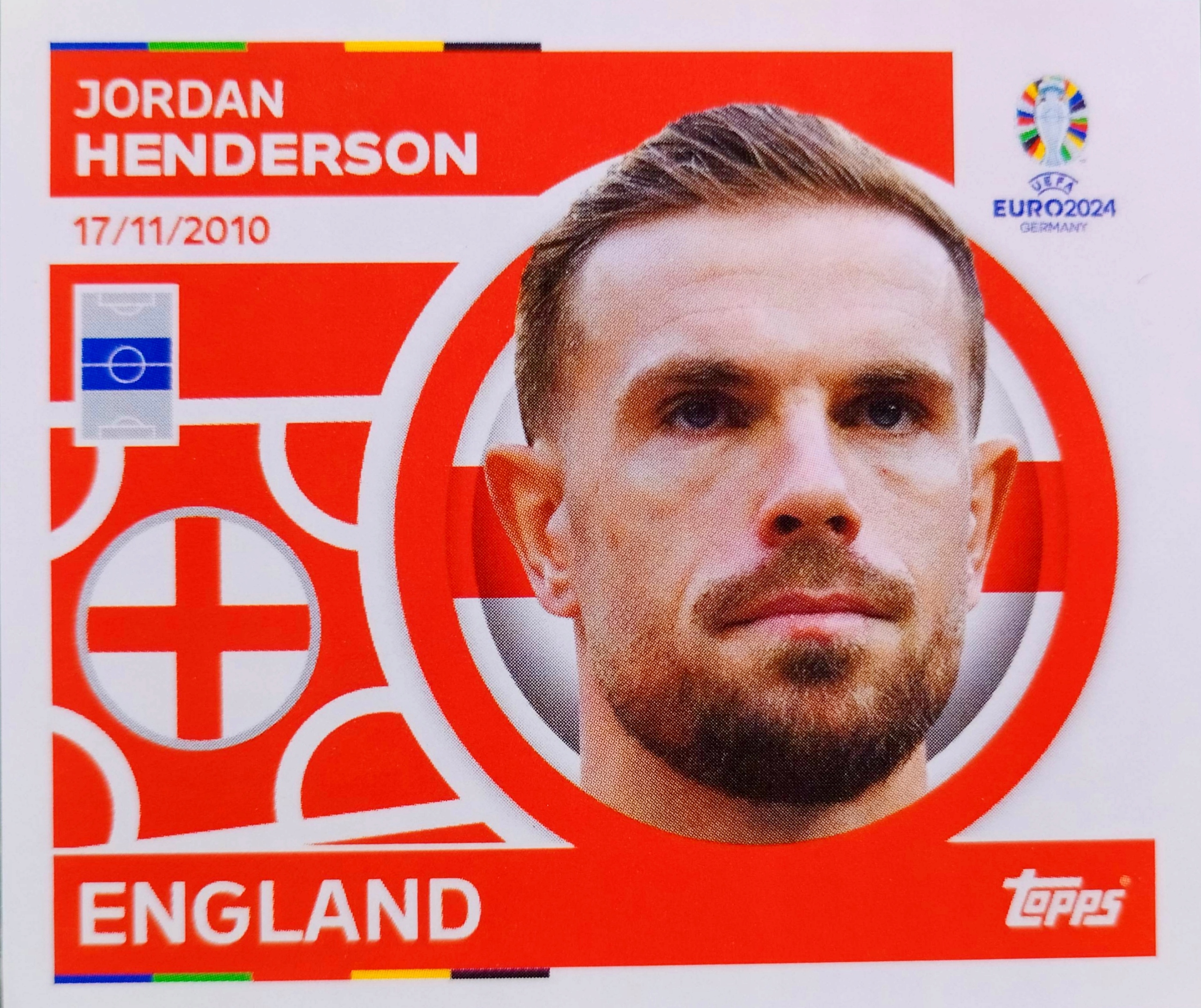 Euro 2024 Topps Match Attax naklejka Eng 15 Henderson Anglia