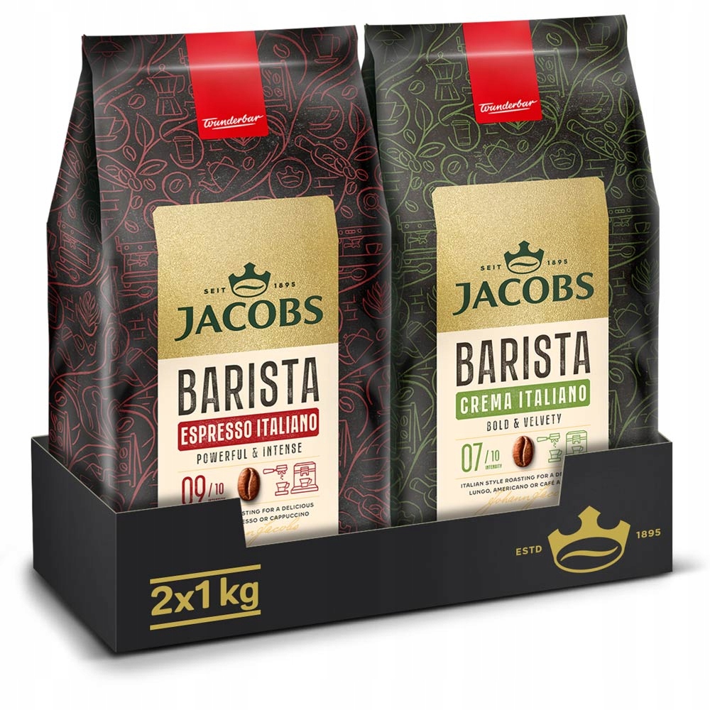 Kawa ziarnista Jacobs Barista Espresso, Crema 2 kg