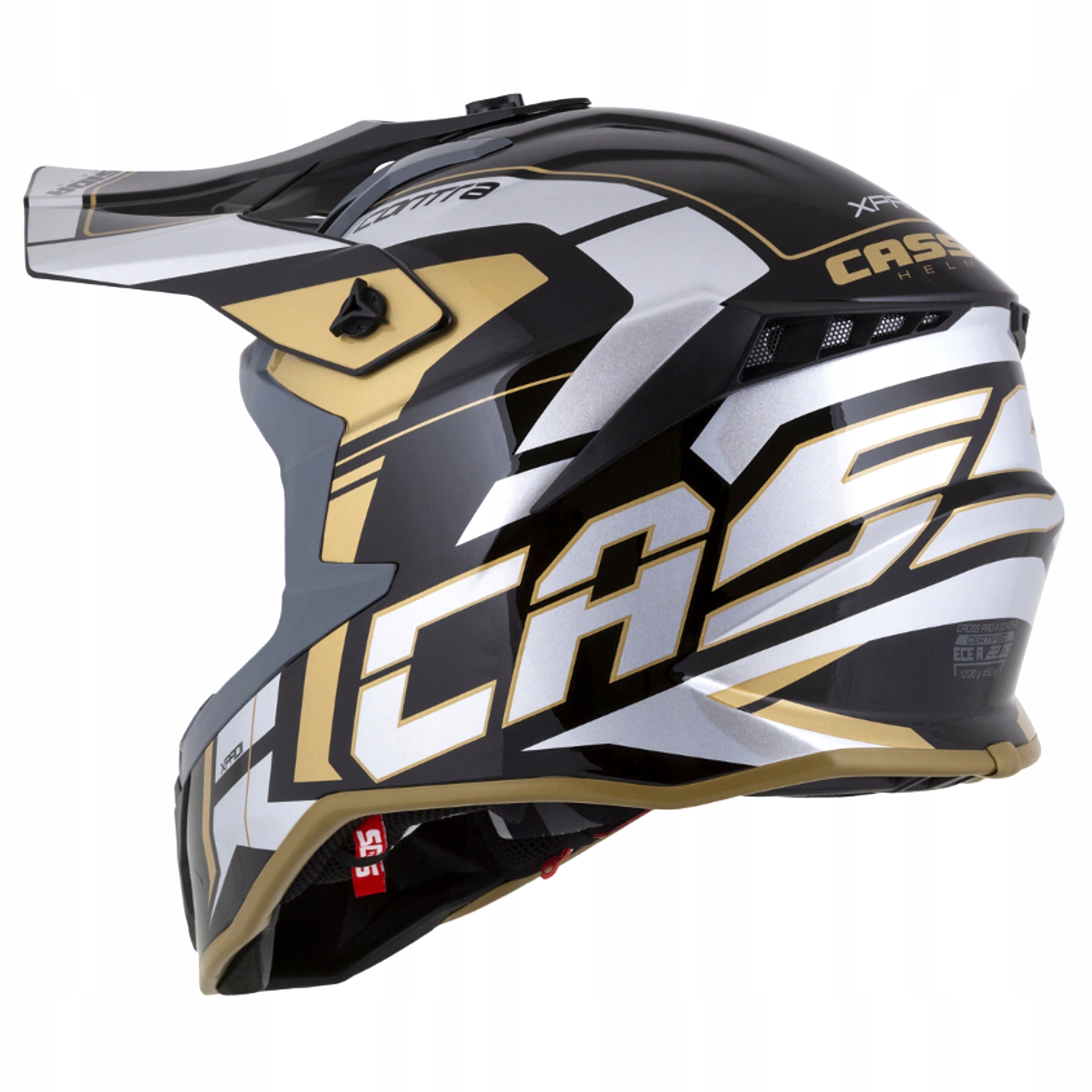 CASSIDA PRO2 KASK MOTOCYKLOWY CROSS WŁÓKNO SZKLANE Model CROSS PRO II CONTRA