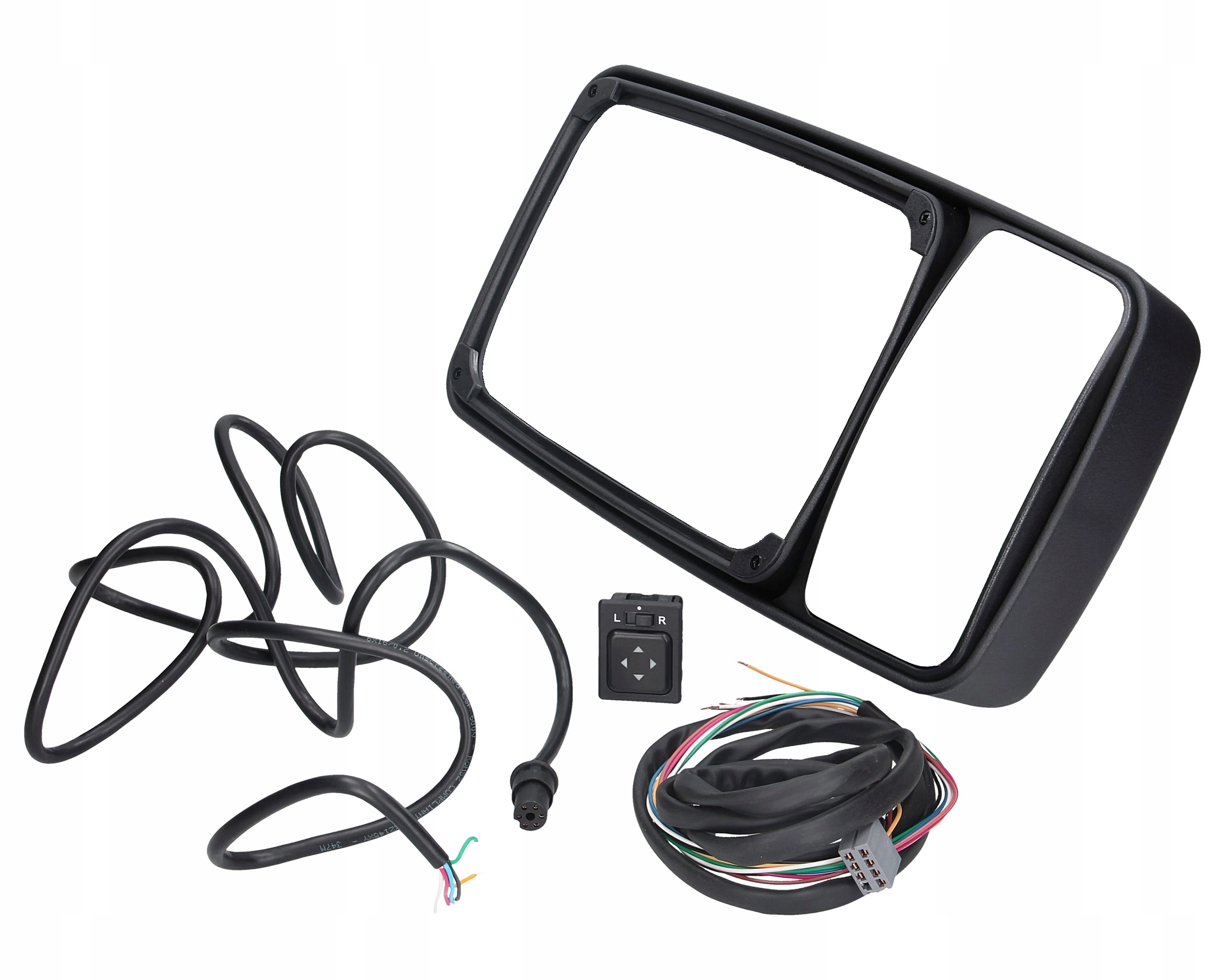 Elektrické zrcátko nakladače traktoru 400 x 210 mm
