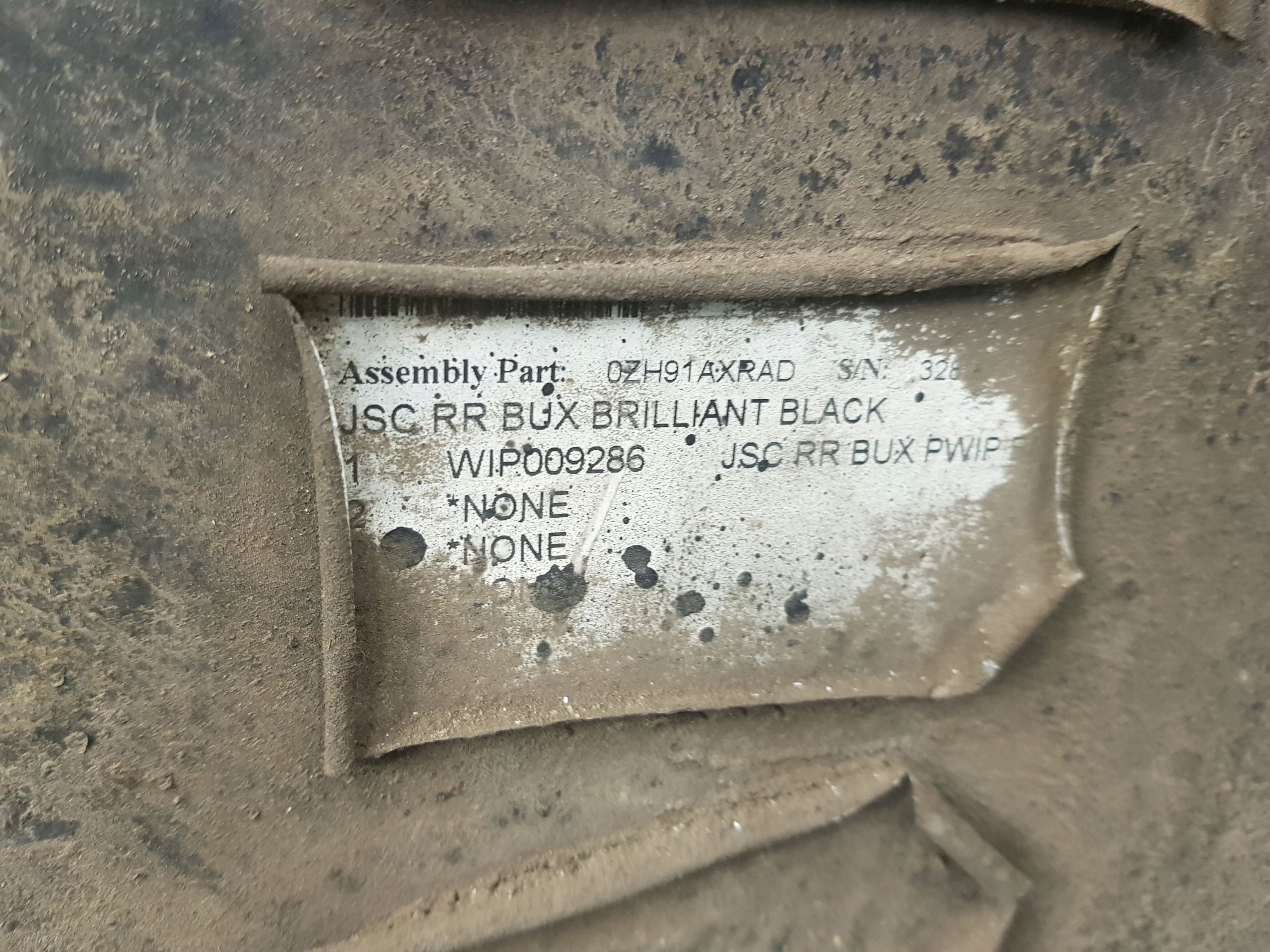 bumper rear part rear CHRYSLER SEBRING sedan 0ZH91AXRAD