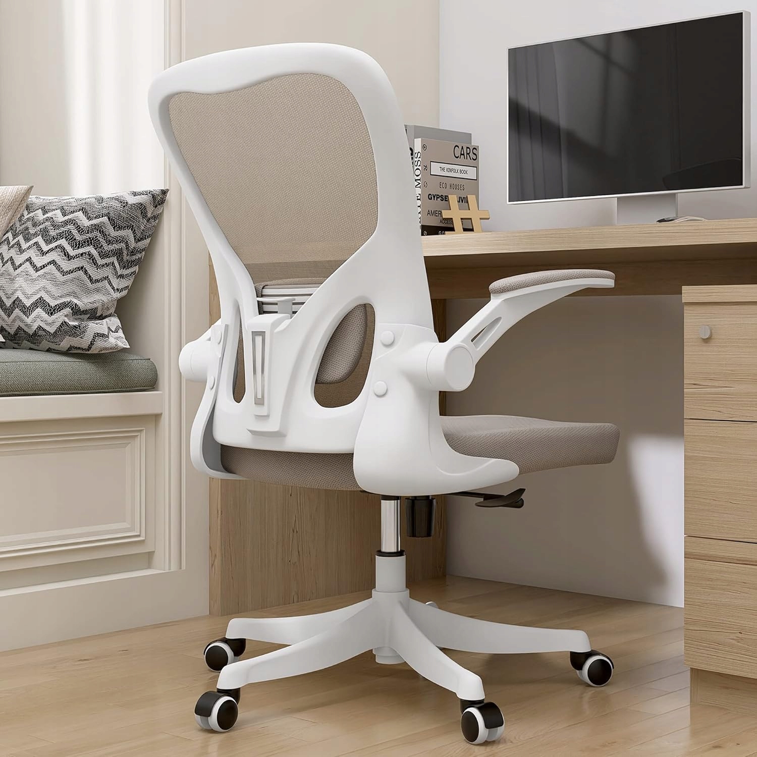 Krzesło Biurowe Ergonomiczne Obrotowe Regulowane Lędźwia