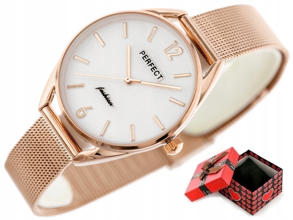 ZEGAREK DAMSKI PERFECT DIADORA cyfry BOX GRAWER