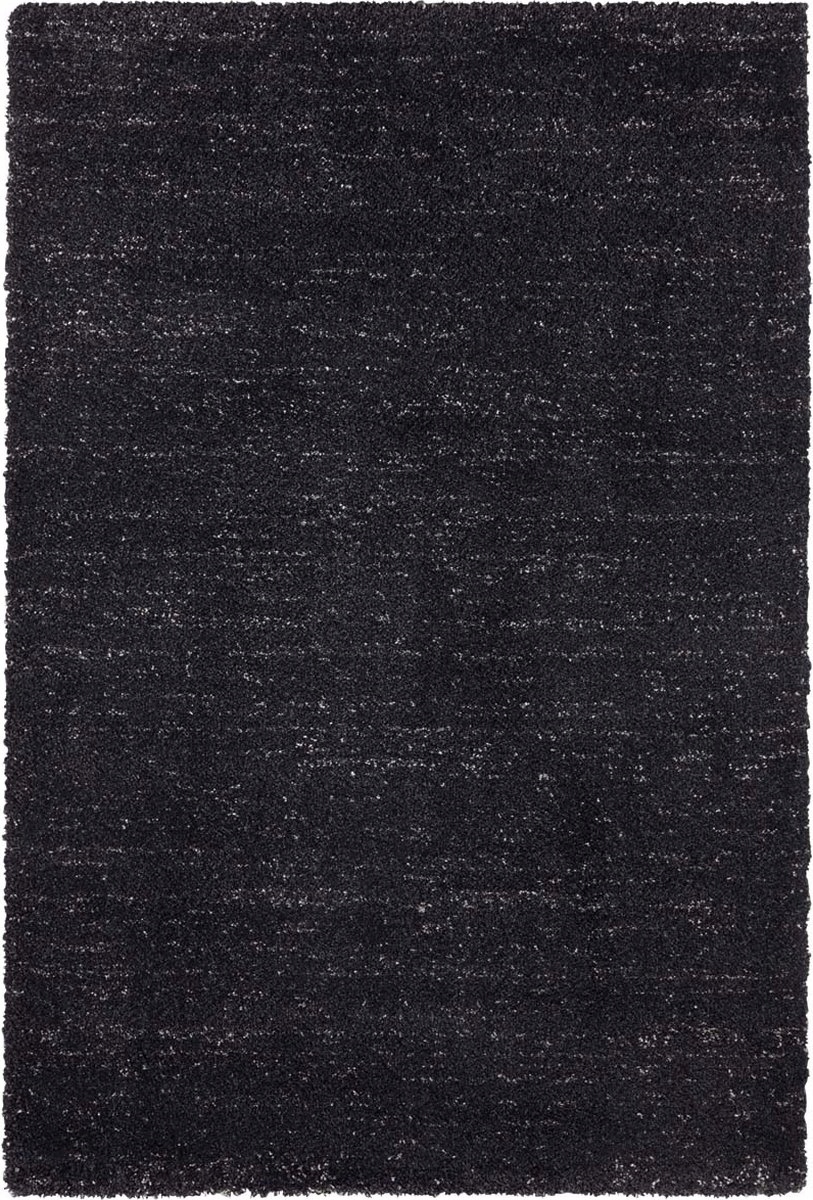 Koberec antracitový plyšový Elle Decor 80x150 cm