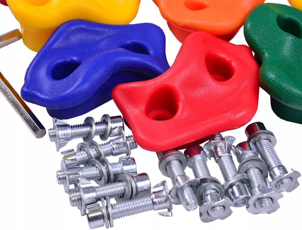 UCHWYTY KAMIENIE DO WSPINACZKI OGRODU DOMU WSPINACZKOWE ZESTAW ŚRUBY 10 SZT Marka Picollo