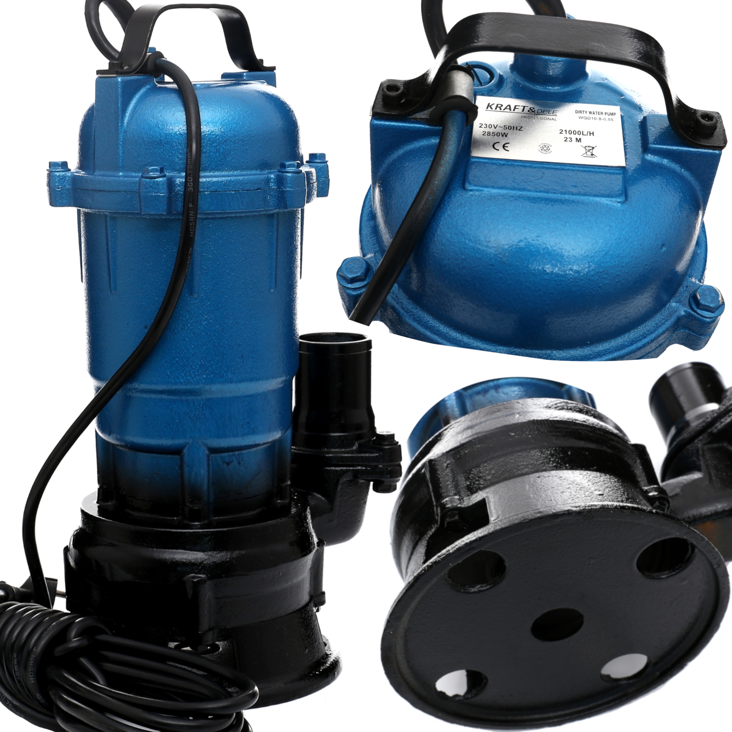 

Pompa Do Wody Brudnej Szamba Z ROZDRABNIACZEM2850W