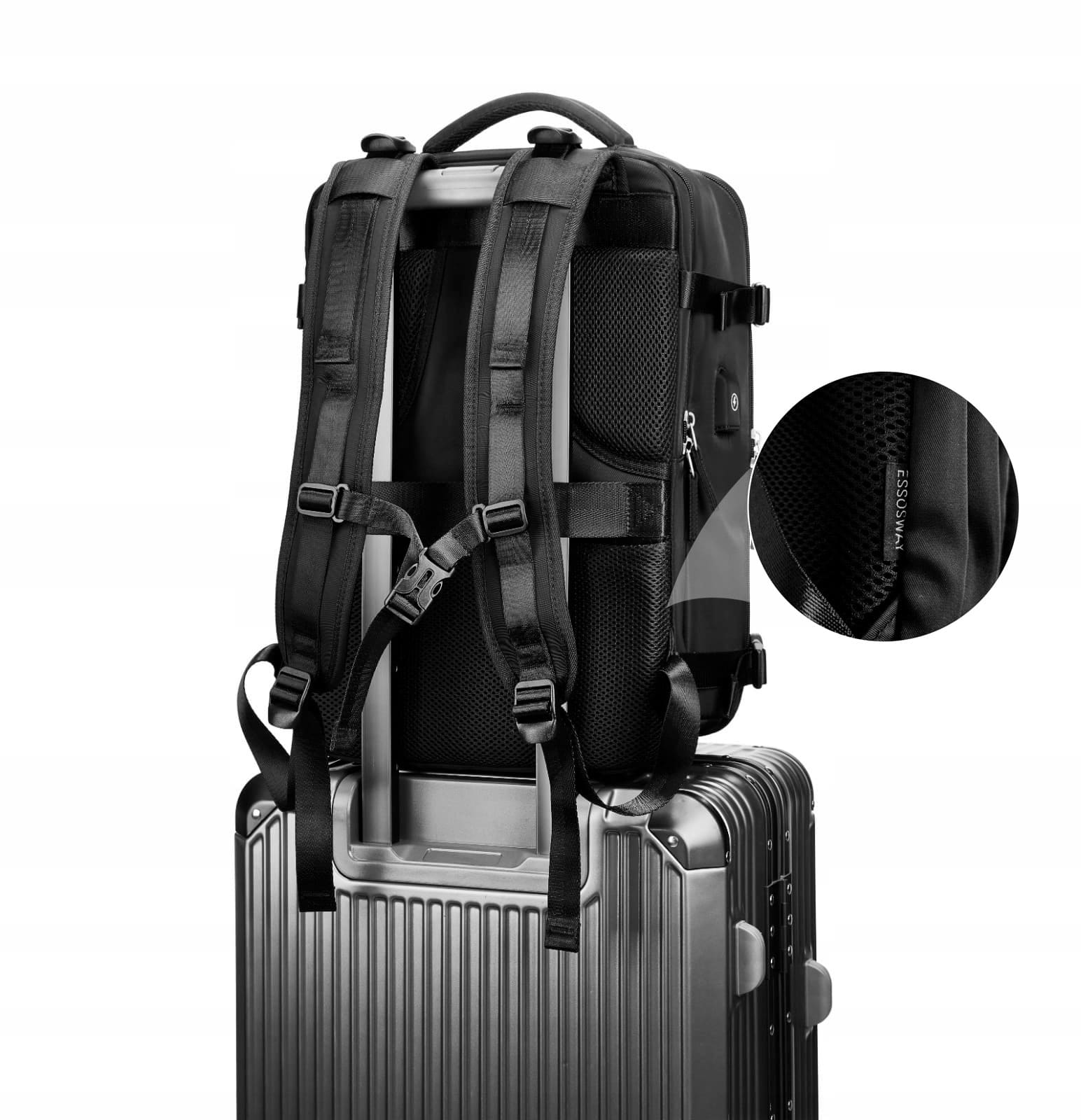 Plecak Podróżny Essosway Do Samolotu Wizzair 40x30x20 Bagaż Podręczny