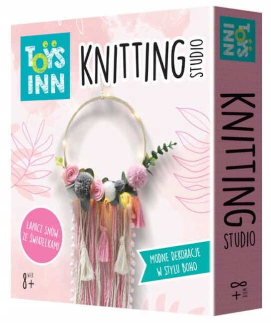 Łapacz Snów ze Światełkami Zrób Sama Oryginalny Zestaw Kreatywny Boho