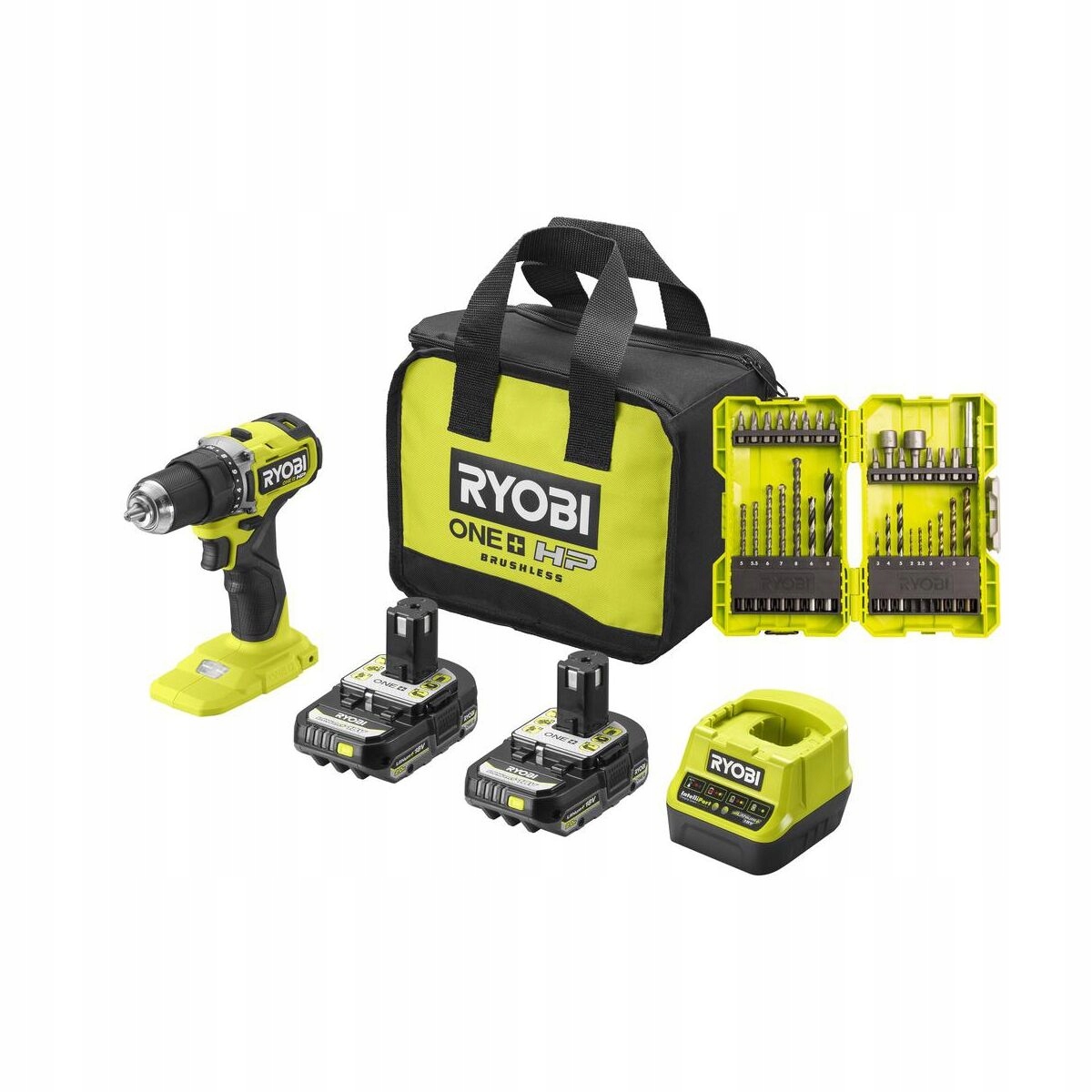 Wiertarko-wkrętarka udarowa 18V 54Nm 2.0Ah+4.0Ah RPD18C-2C42SA32 Ryobi