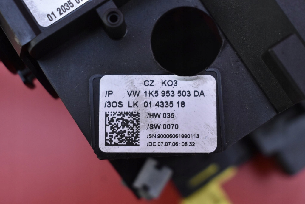 commande levier commodo sous volant PAJAK 1K5953503DA 1K0959653C VW EOS CABRIO 06-10