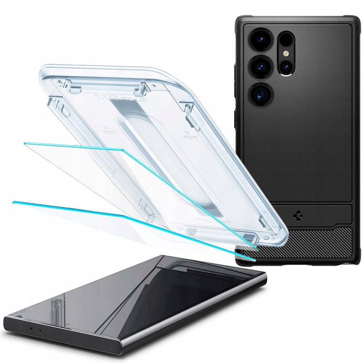 Pouzdro sklo Spigen pro Samsung Galaxy S24 Ultra kryt, rychlé zadní kryt