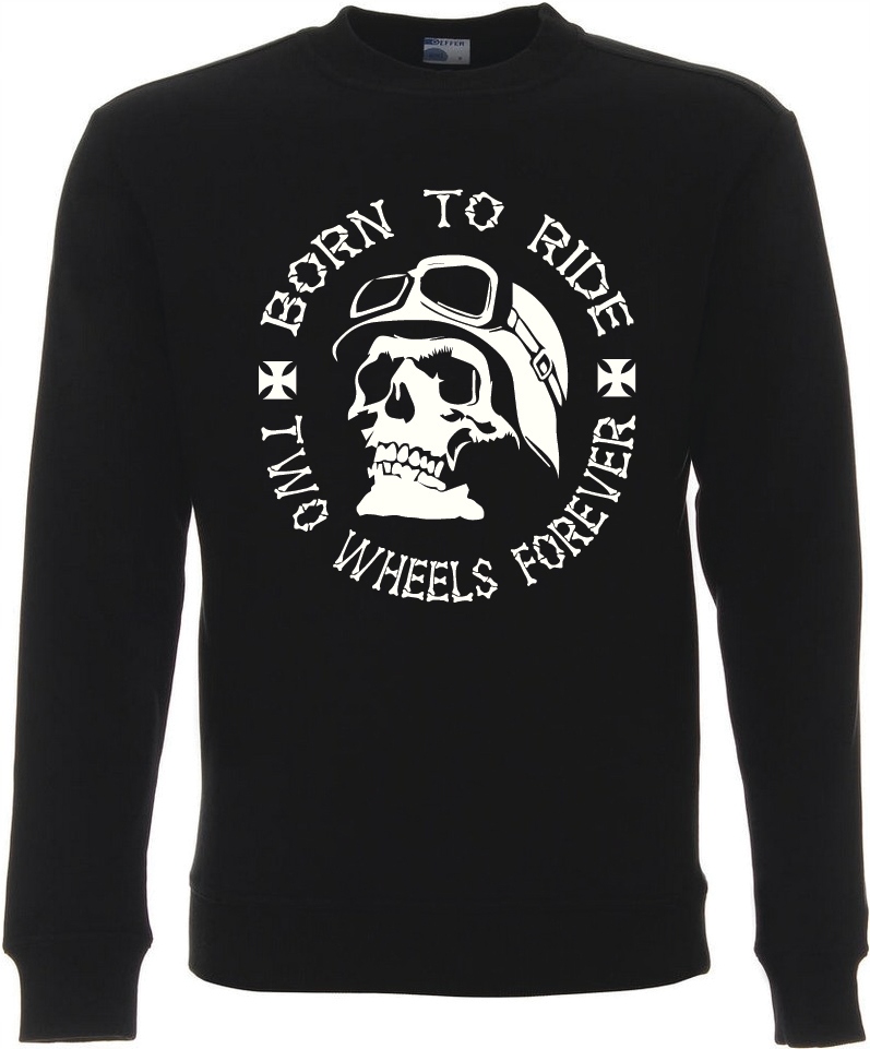 

Bluza męska Motocyklowa Born To Ride czacha - M