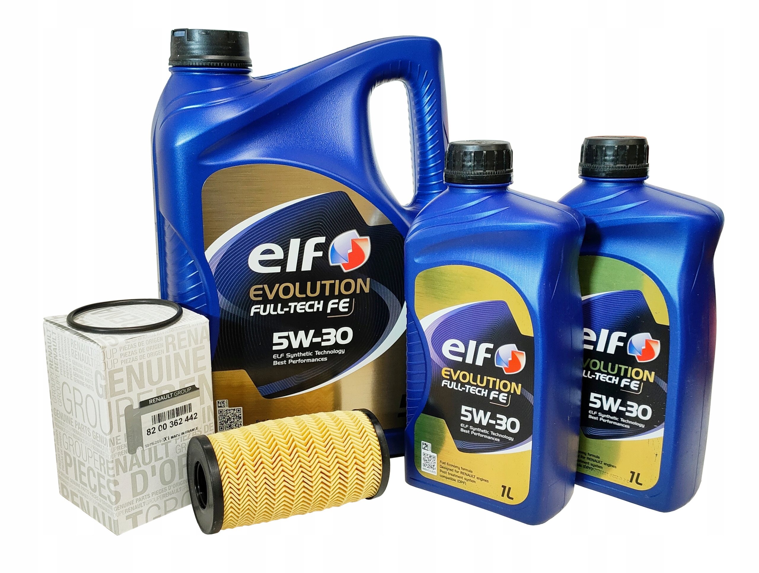 8200362442 - ELF 5W30 7L МАСЛЯНИЙ ФІЛЬТР RENAULT LAGUNA III 2.0 DCI