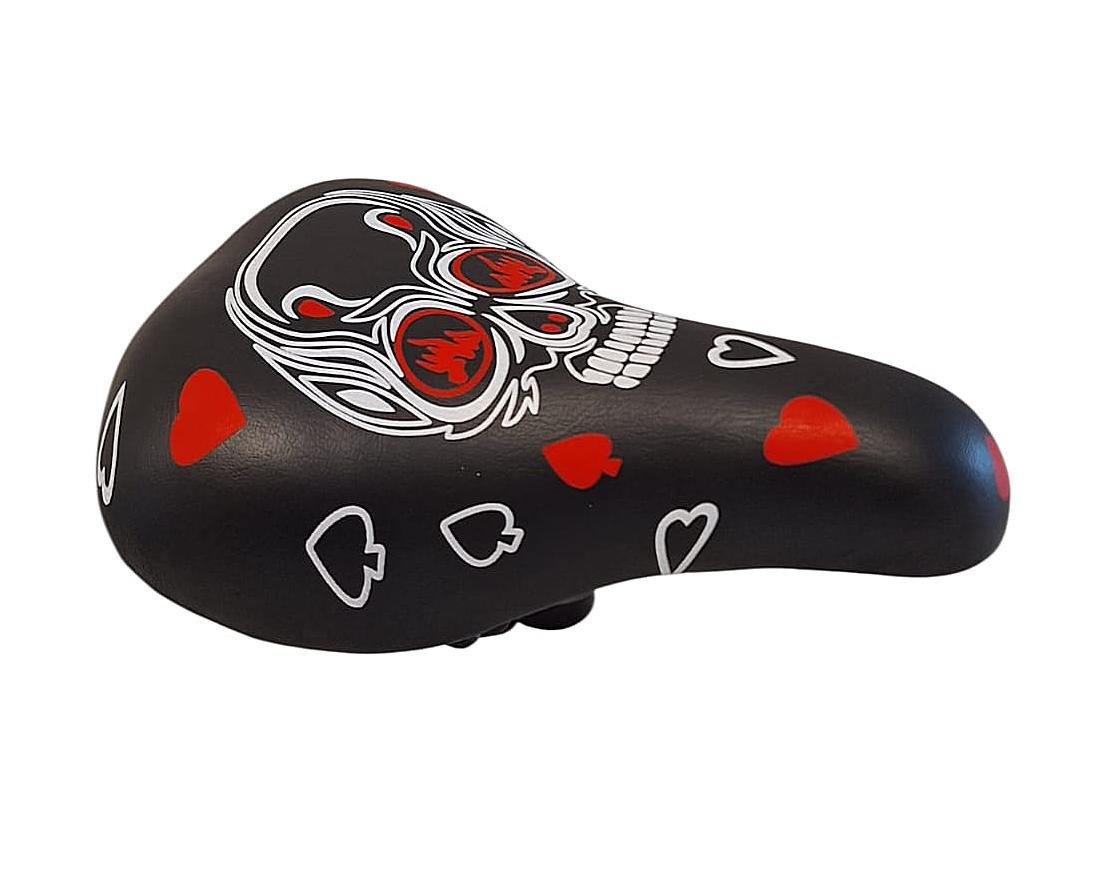 Siodełko Jt dziecięce WL-0120-5 215 150MM Czaszka
