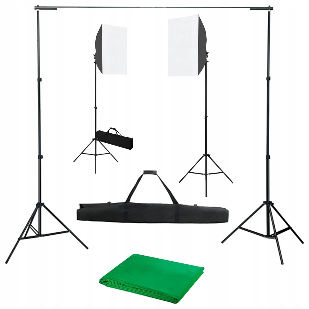 Fotograficzny zestaw studyjny z lampami softbox i