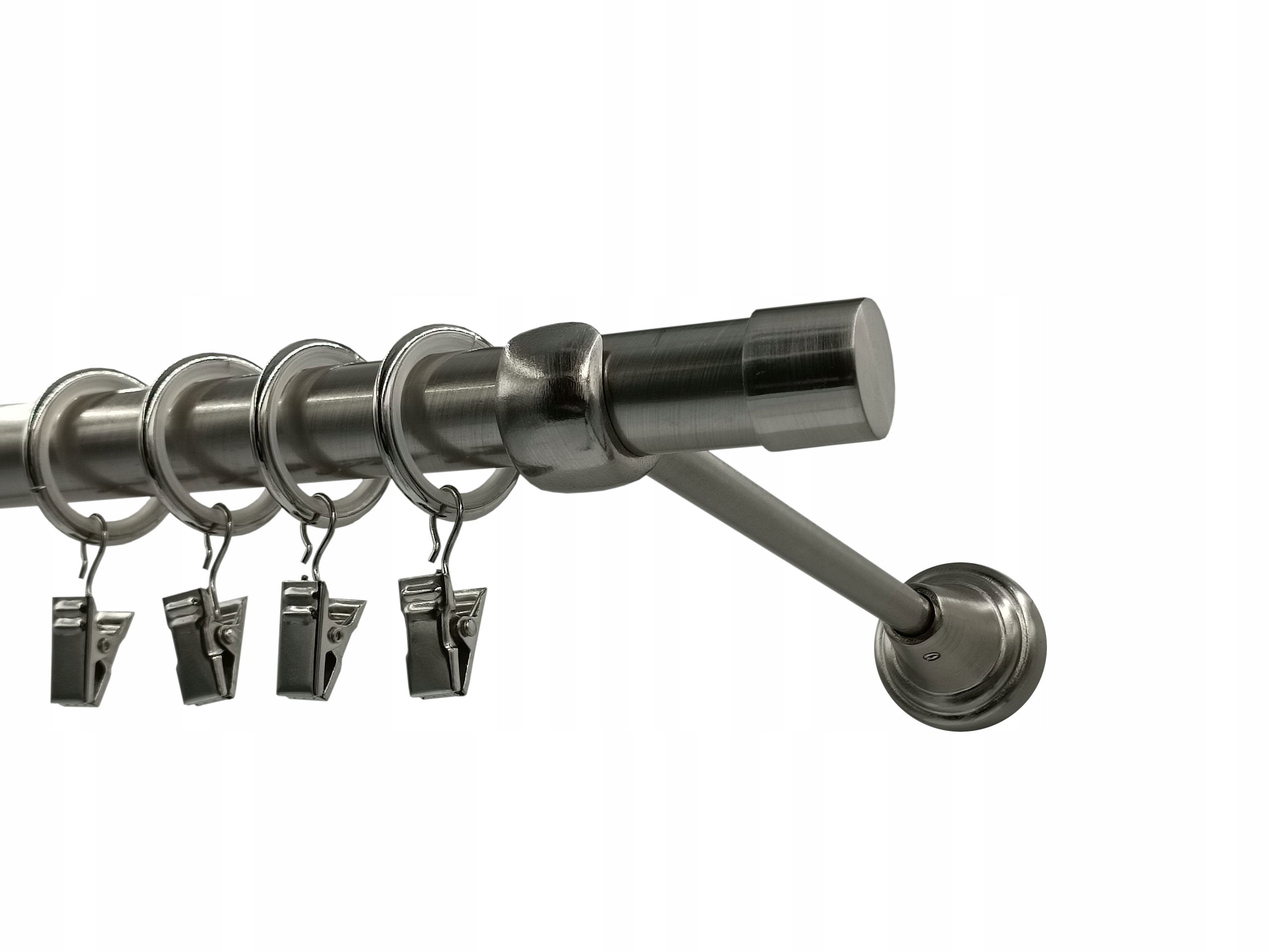 Garnýž Kovový 19mm MIX výběr Koncovek Nikl 280cm galvanizovaný