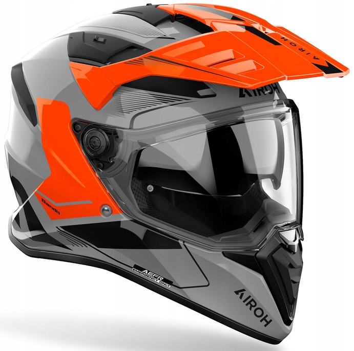 Airoh Bandit Tune Orange Gloss Integrálna Motocyklová Prilba M