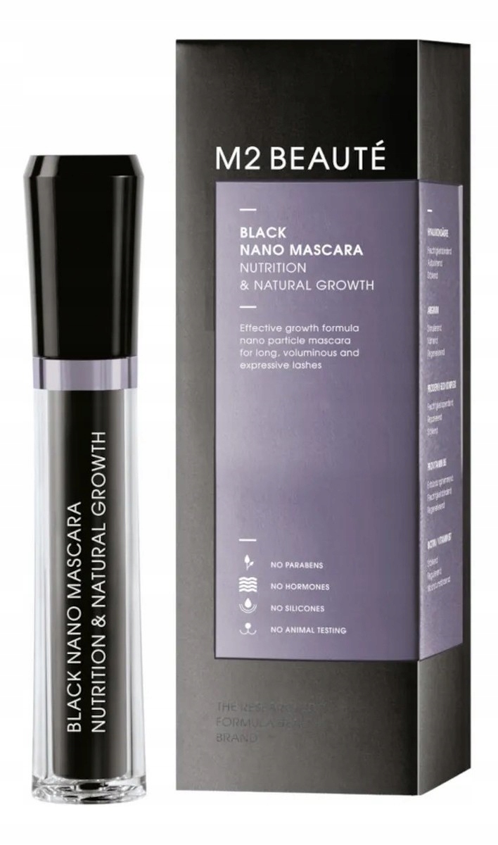 M2 Beaute Black nano řasenka Řasenka 6 ml