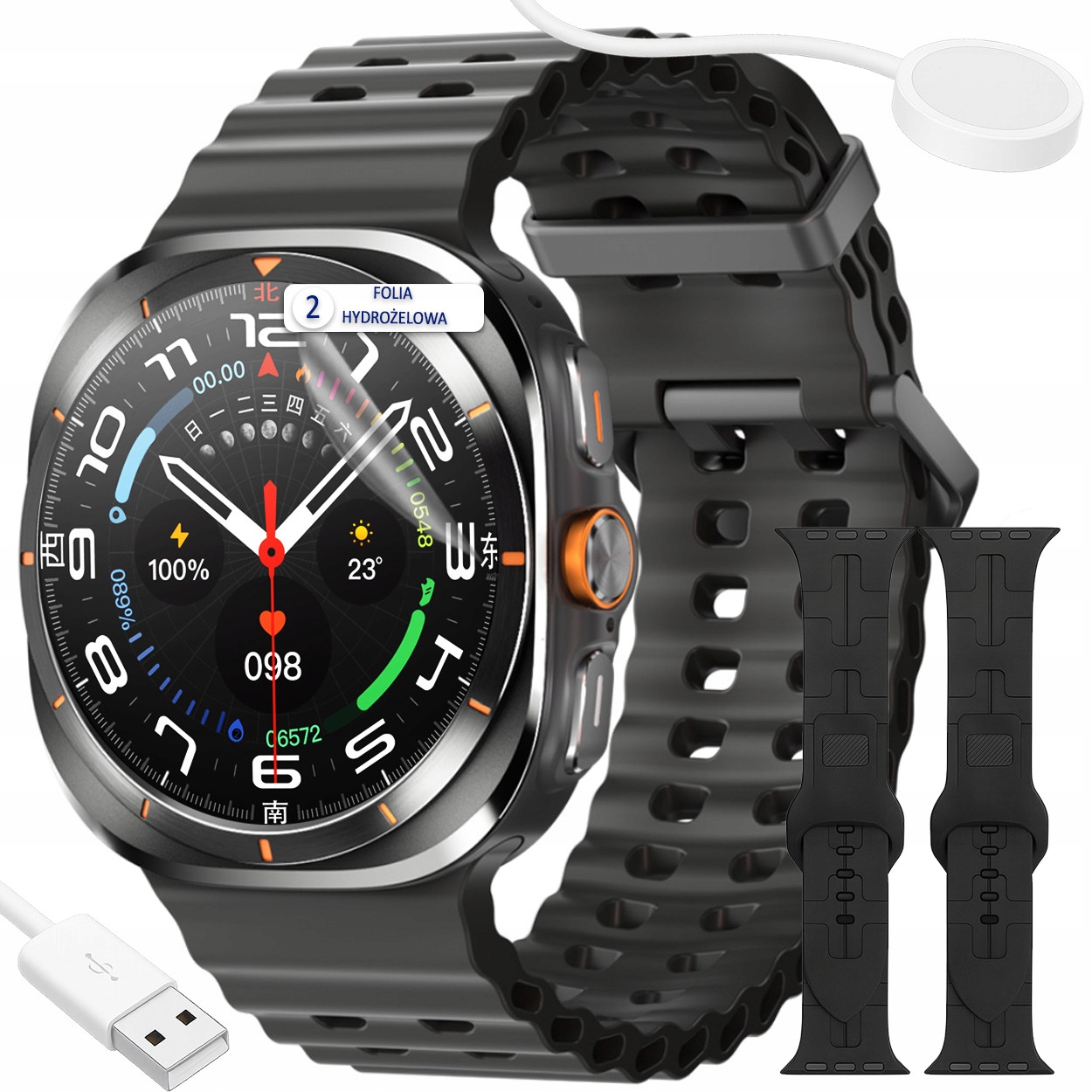 Chytré Hodinky Outdoor pro trénink – Amoled, kompas, puls, krokoměr, Bt Call