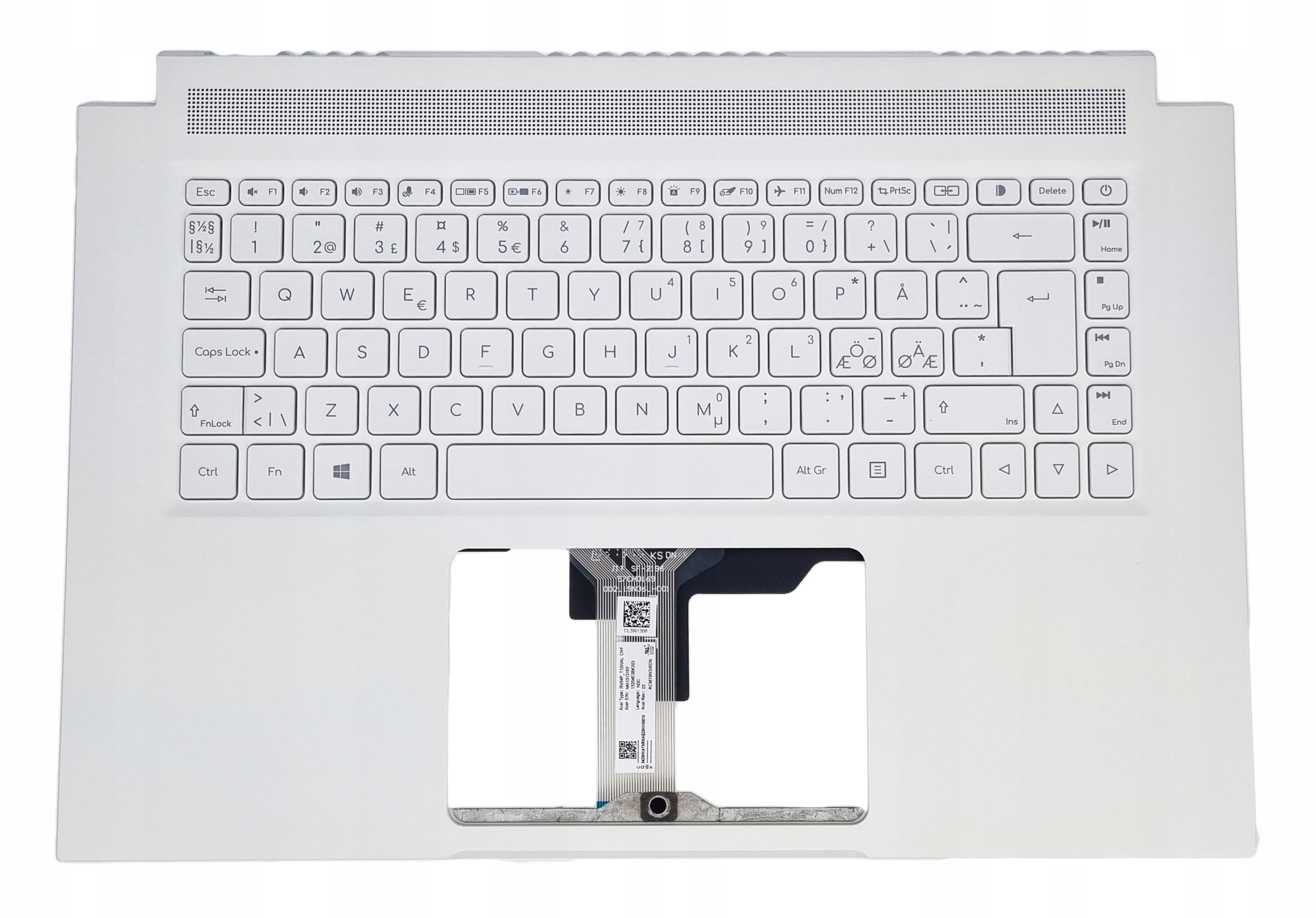 Nová Krytka Klávesnice Acer Conceptd CN315-72G CN315-72P Nórska