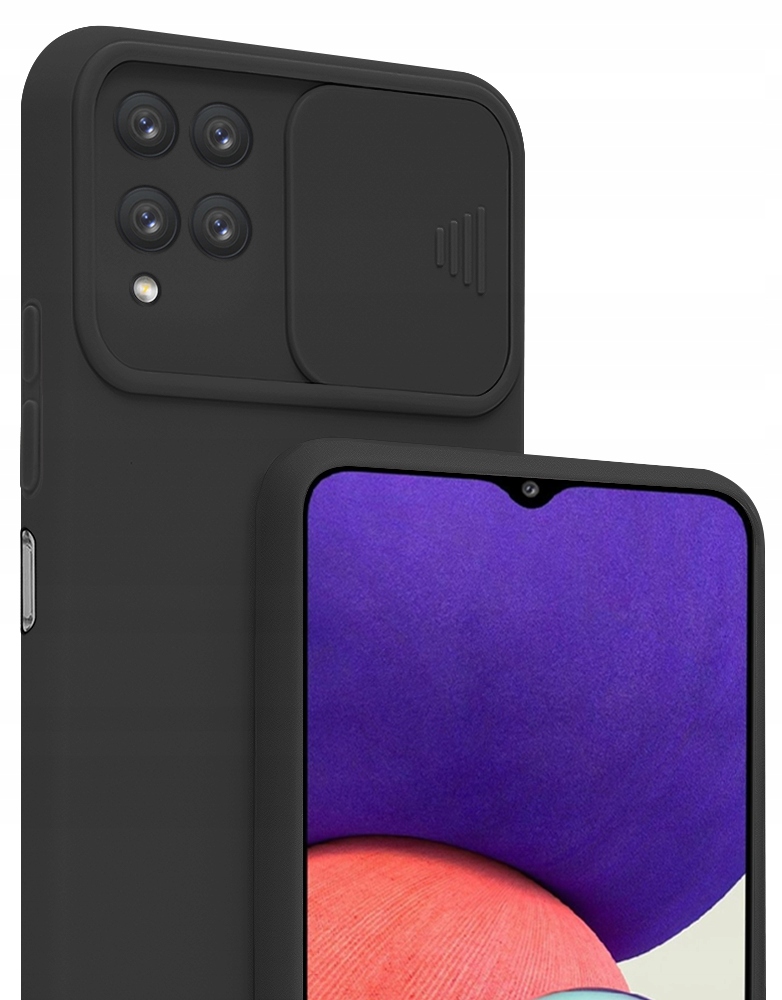

Etui Silicone CamShield Szkło do Samsung A22 4G