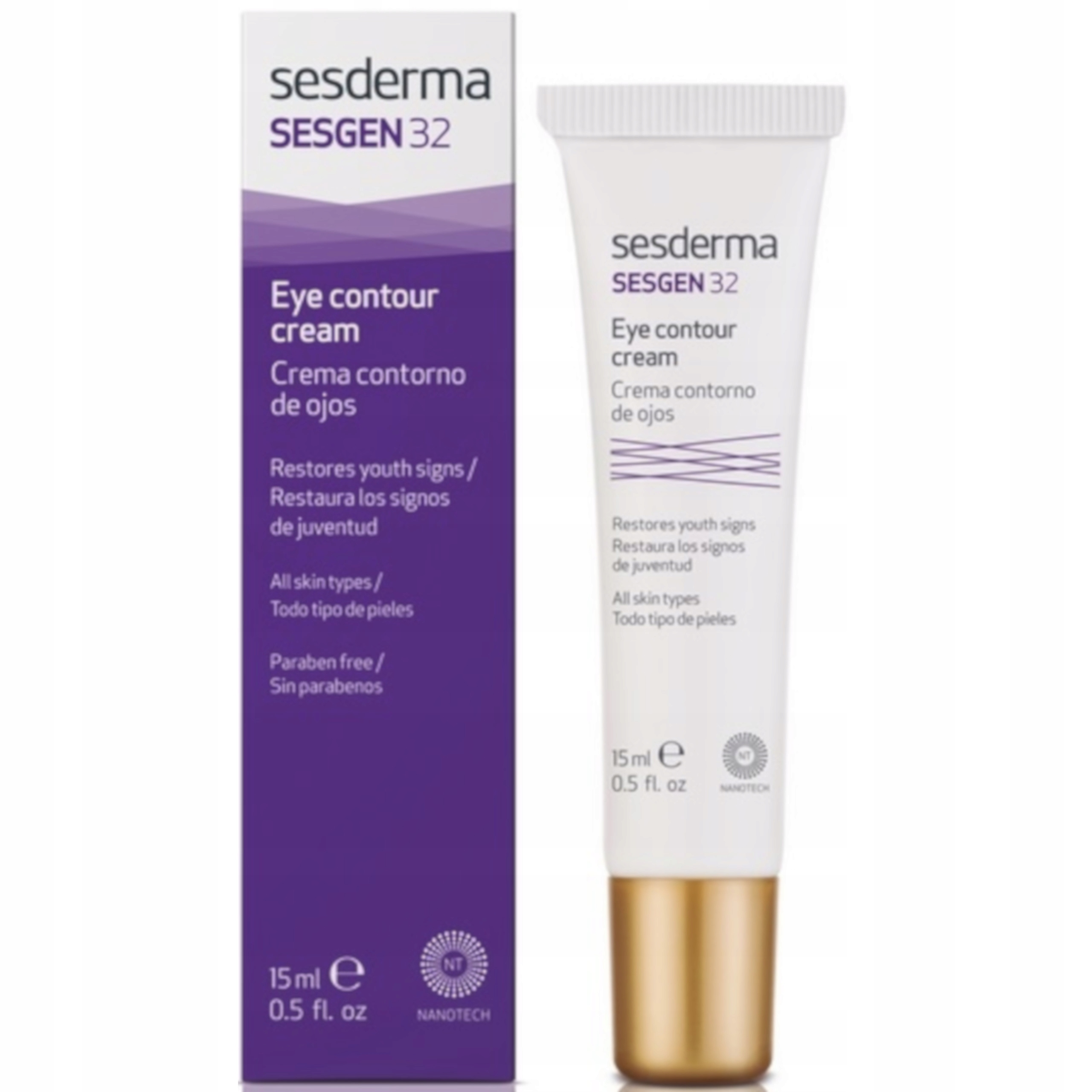 Sesderma Sesgen 32 Krem Pod Oczy Nawilża Odżywia Anti-age 15 ml