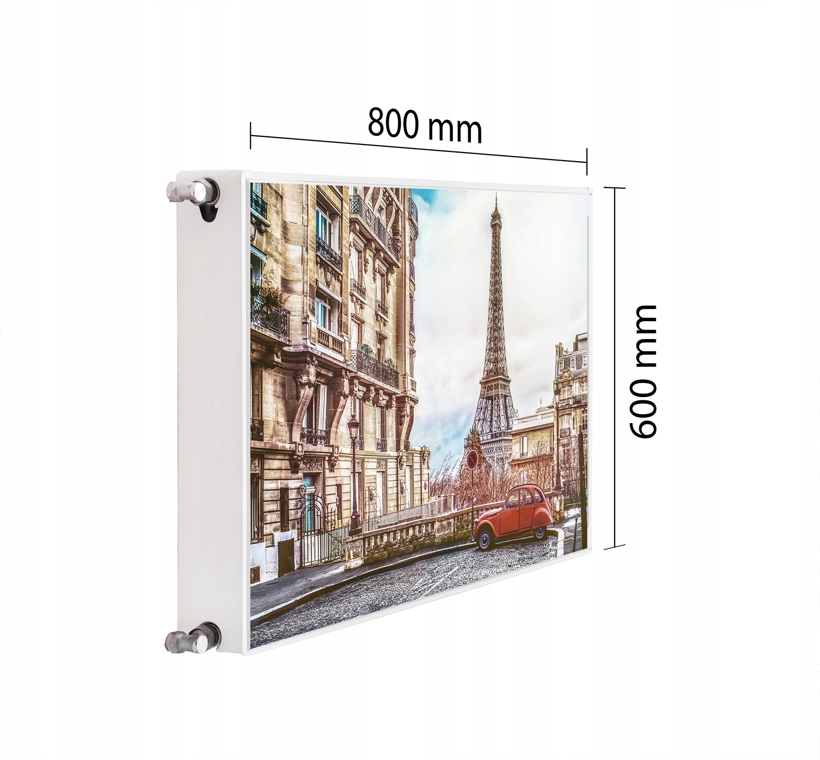 Magnetická Krytka Na Radiátor 80x60 Paříž Podložka Magnet