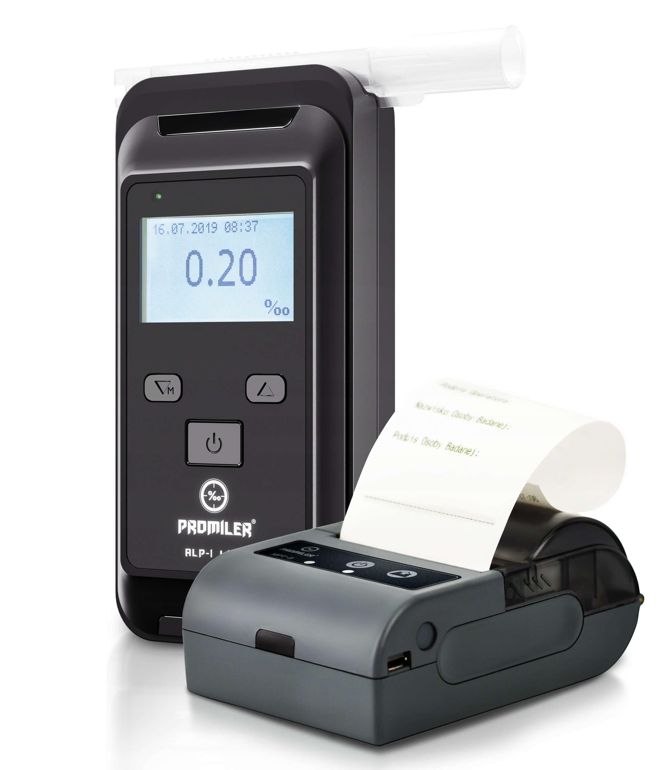 Alkomat Promiler ALP-1 LITE Rodzaj elektrochemiczny