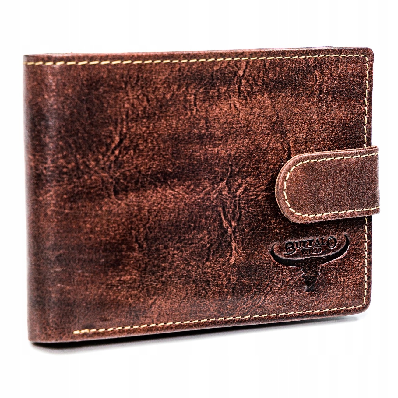 

Poręczny Męski Portfel Buffalo Wild Skórzany Rfid