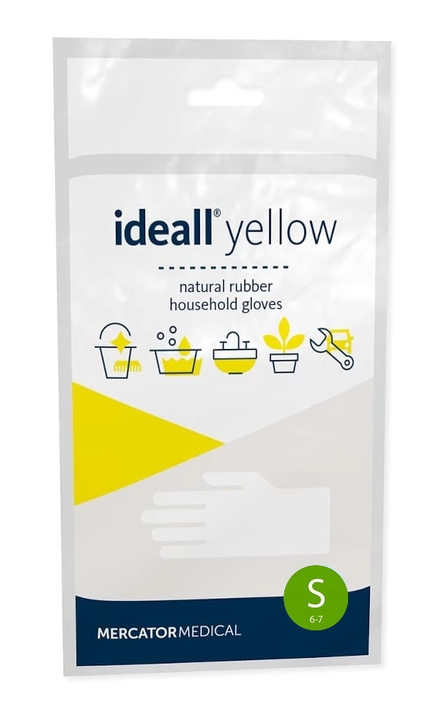 REKAWICZKI LATEKSOWE ZOLTE GOSPODARCZE S 120 PAR EAN 7427282052399