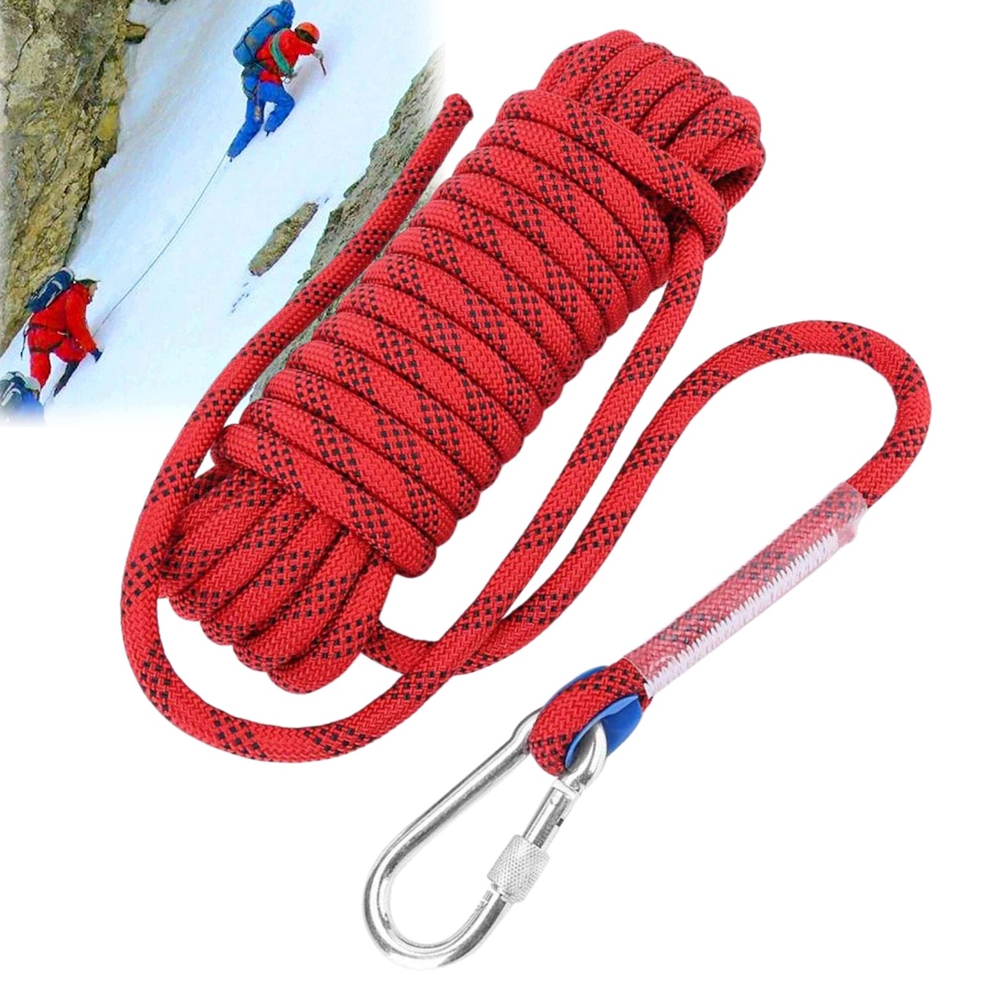 Lano Lezecké Tažné Lano Silné 20 M 12 MM